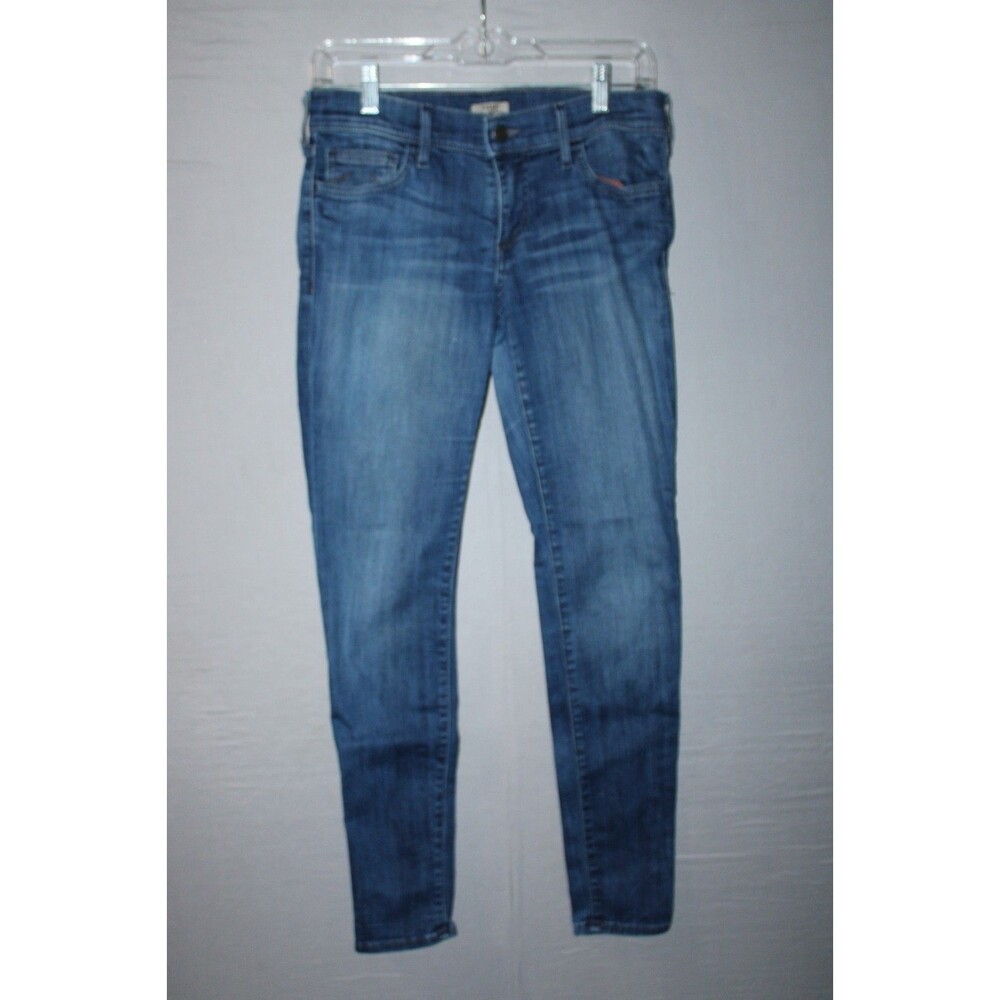True Religion Womens Casey Blue Denim Low Rise Super Skinny Jeans Size 28